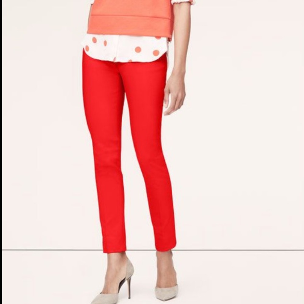 LOFT Tech Stretch Skinny Ankle Pants In Julie Fit